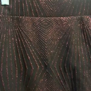 Black Glittery Skirt, size S  NWT